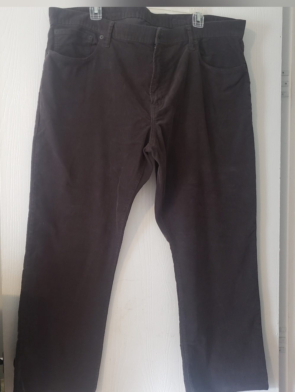 Gap Men's Corduroy Pants Size 42×30 Smokey Brown/Gray Color